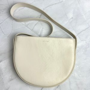 OAK + FORT Half Moon Circle Bag - White